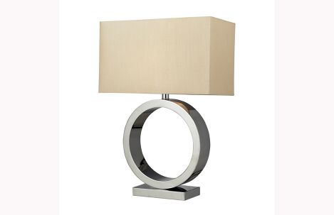 Aurora Chrome Table Lamp