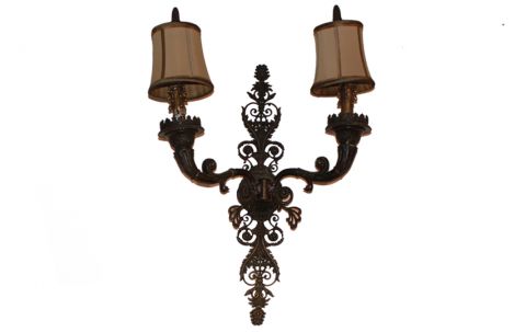 Bronze Wall Candelabra