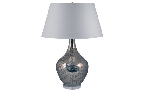 Hand Etched Mercury Lamp