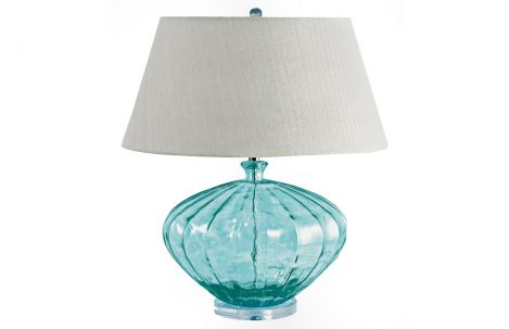 Recycled Fluted Glass Lamp