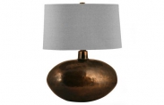 Distressed Solid Brass Lamp