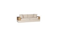 Embrace Wood Shelf Arm Sofa
